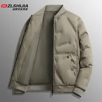 战狼世家男士棉衣男纯色时尚休闲轻薄保暖棉服青年潮流棒球领棉袄