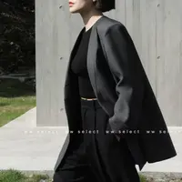 WW｜私服｜灰西装｜羊毛西装外套  S129