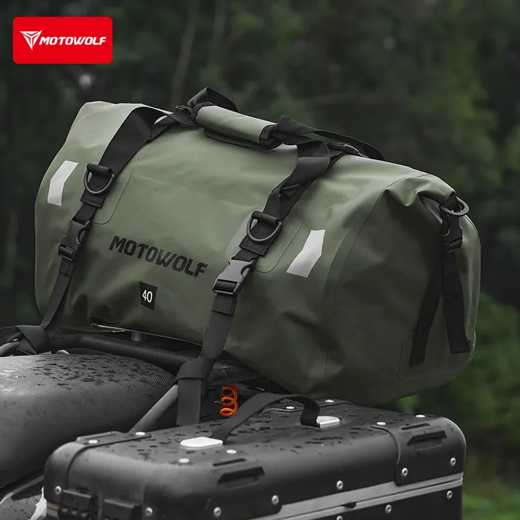 摩托车骑行防水头盔包摩旅行包骑士装备拉力后尾包驮包挂包双肩包