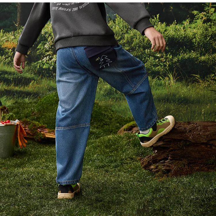 MQD童装儿童学院春秋直筒时尚休闲百搭宽松日韩童装春秋直筒时尚