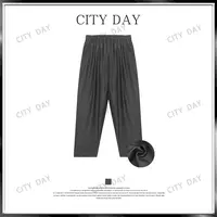 CityDay【楠哥】星芒织语 钻石纹路垂坠立裁极简男休闲裤 70107
