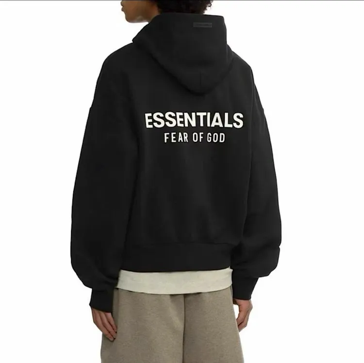 ESSENTIALS  SS25 秋冬加绒拉链外套卫衣