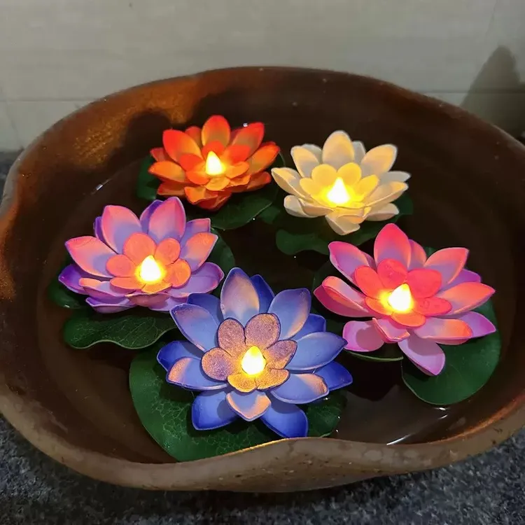 氛围灯庭院灯莲花造型灯5947