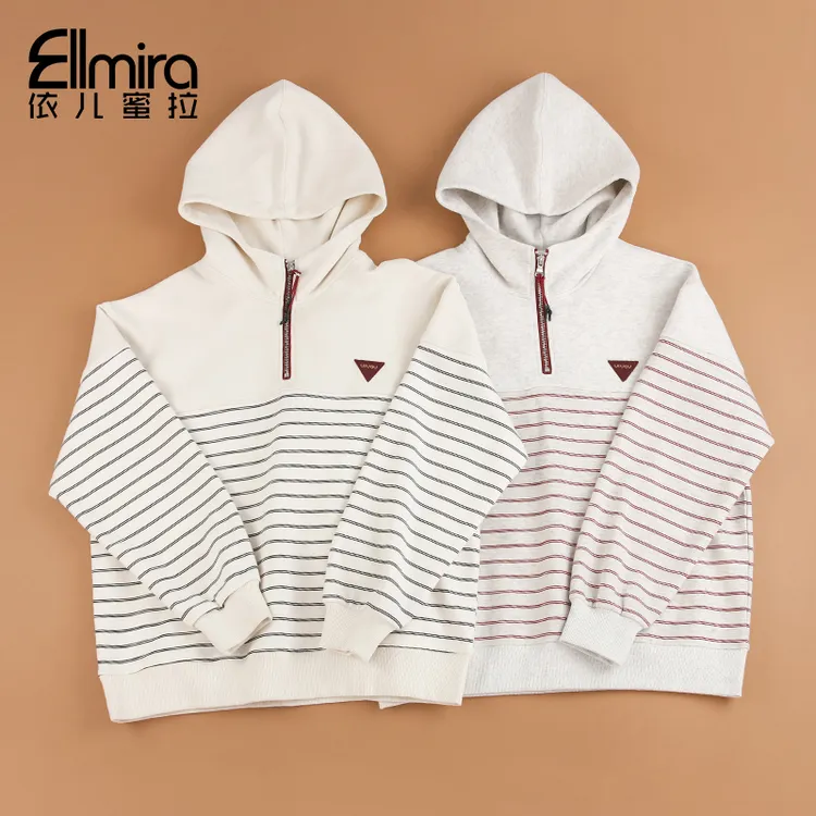 8950女童卫衣连帽春装儿童上衣套头运动2025新款韩版洋气女大童潮