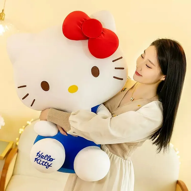 新款KT猫公仔毛绒玩偶凯蒂猫送给女生冬天礼物布娃娃