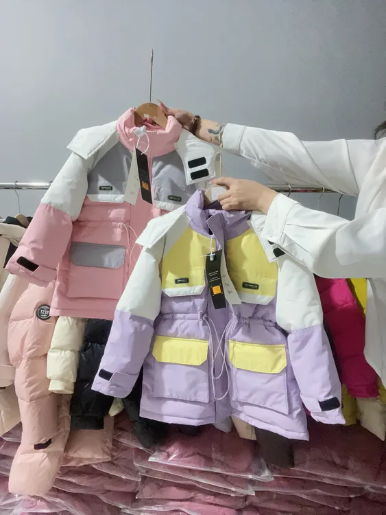 【童趣】极寒五防户外重工可收腰工装羽绒服中大童女童羽绒服