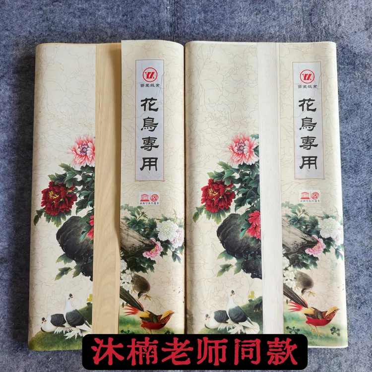 【沐楠老师同款】双层加厚夹宣纸生宣白色仿古色山水花鸟写意专用