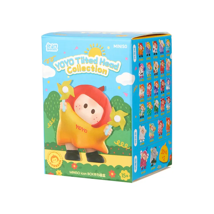 YOYO右右酱萌趣歪头系列手办盲盒潮流玩具公仔摆件玩偶礼物娃娃