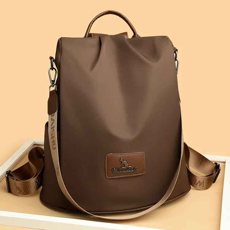 威森袋鼠正品学生双肩包女士包休闲旅游防盗百搭时尚多功能大容量