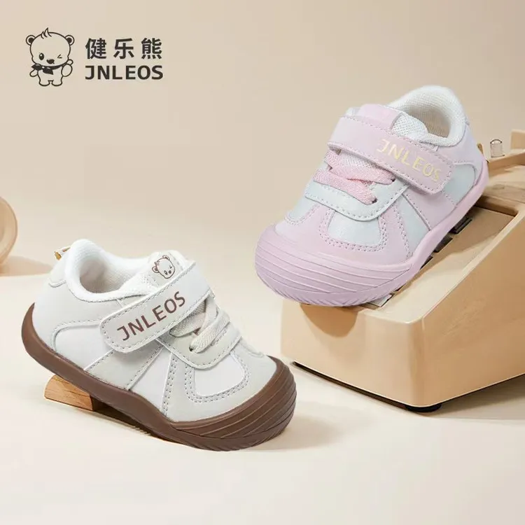 健乐熊学步鞋2025秋季新款机能鞋女宝宝鞋子软底防滑男童婴幼儿鞋