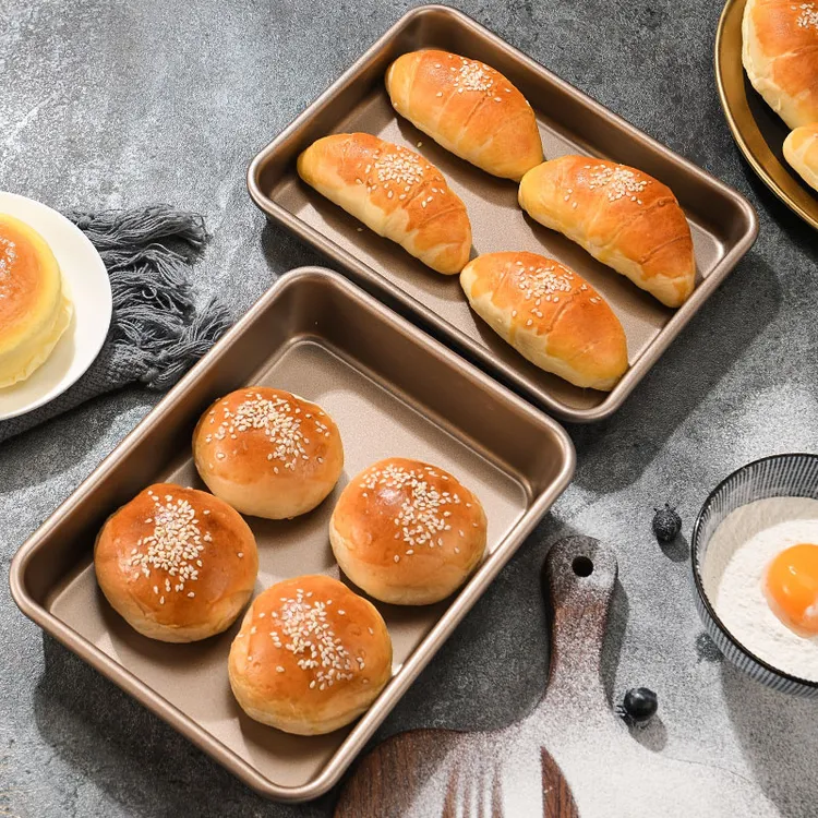 【新疆包邮】不粘家用烤盘 雪花酥曲奇饼干牛轧糖模长正方蛋糕盘