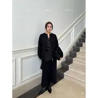 爱唯依（F）-圆领极简风！休闲百搭圆领夹克外套（E88066#）ELSISSI