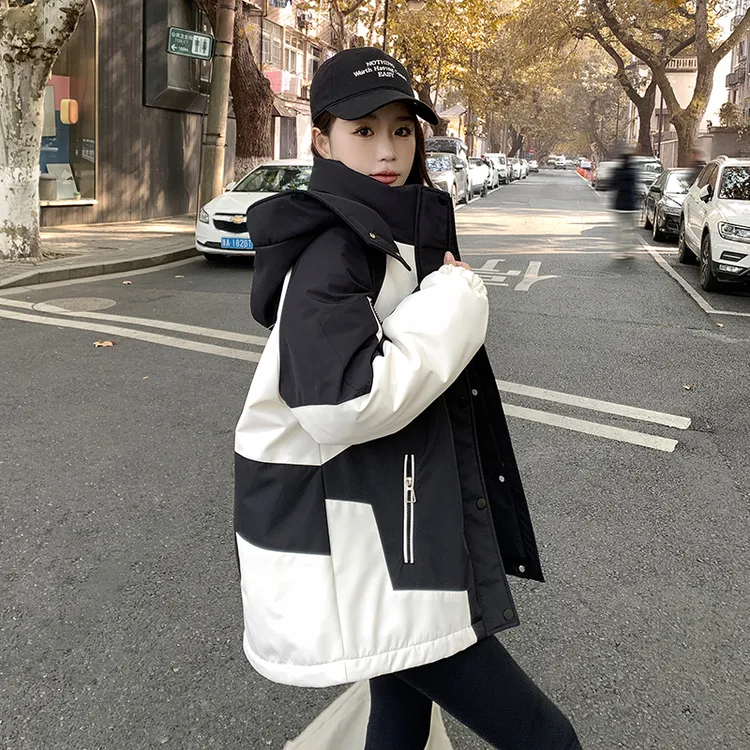 2025年新款棉服女冬短款宽松加厚棉衣洋气冲锋衣棉袄户外登山服潮