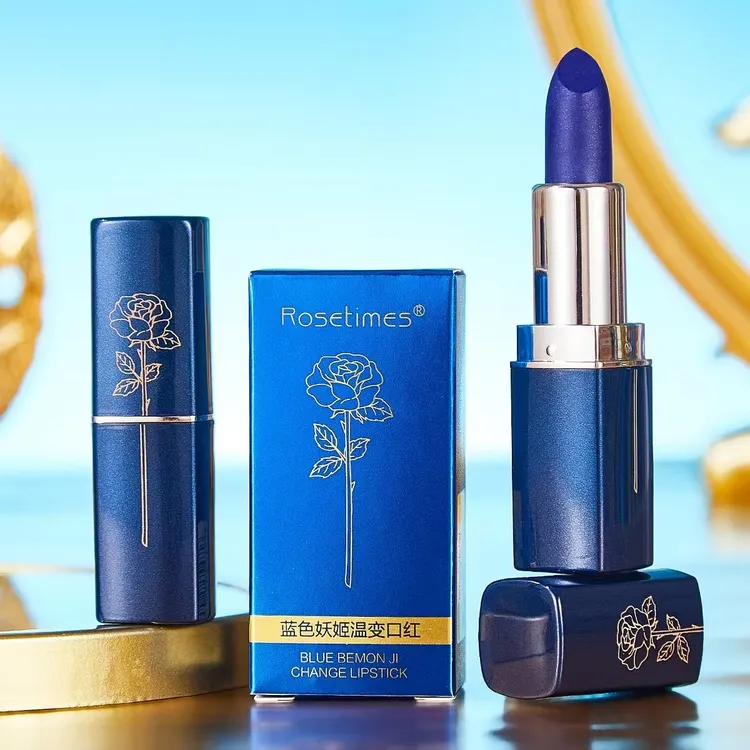 Rosetimes蓝色妖姬温变口红3.8g