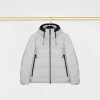 我是摩羯 热气球 90白鸭绒防风防泼水保暖冬连帽羽绒服