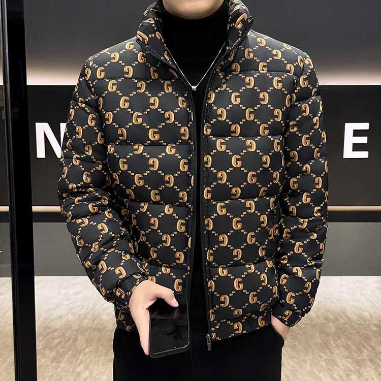 2025款免烫耐磨直下摆厚款保暖棉衣棉服加厚秋冬季青年修身潮流