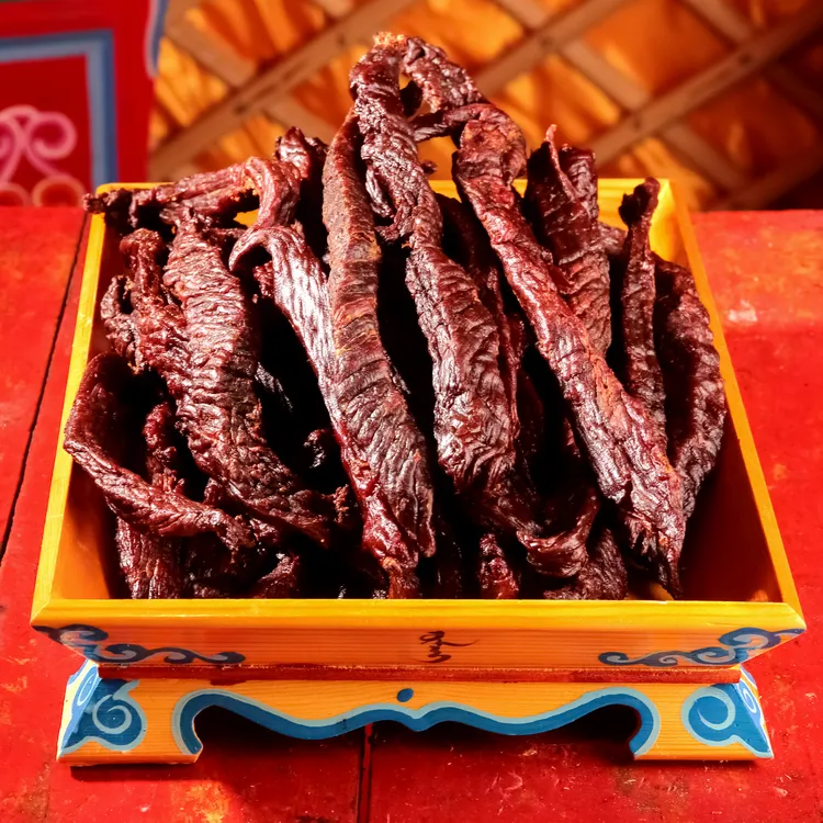 锡林蒙珍风干现烤手撕碳烤牛肉干内蒙古特产原味香辣孜然独立包装