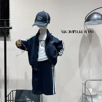 【实体品牌】2025秋新款套装外套打底衫韩版男童洋气童装宽松QQ817