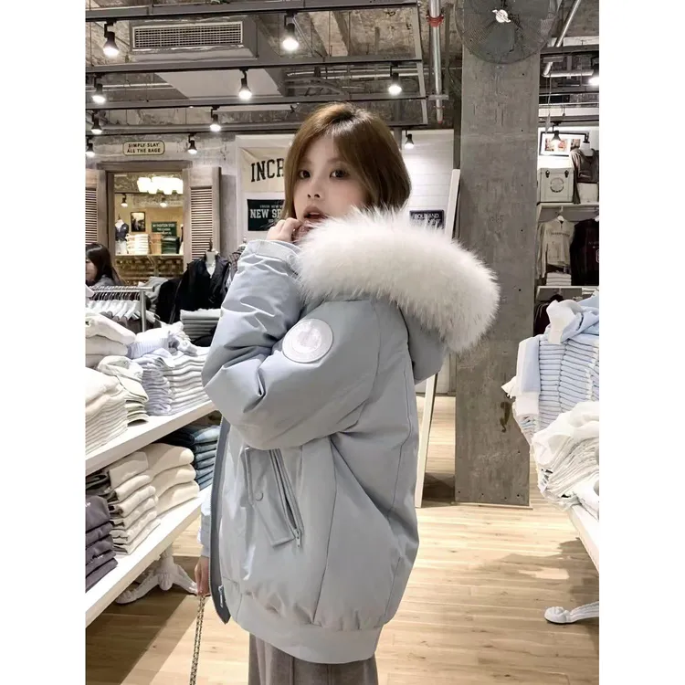 品牌撤柜超好看衣冬季服女款爆款2025新款夹加厚工装小个子