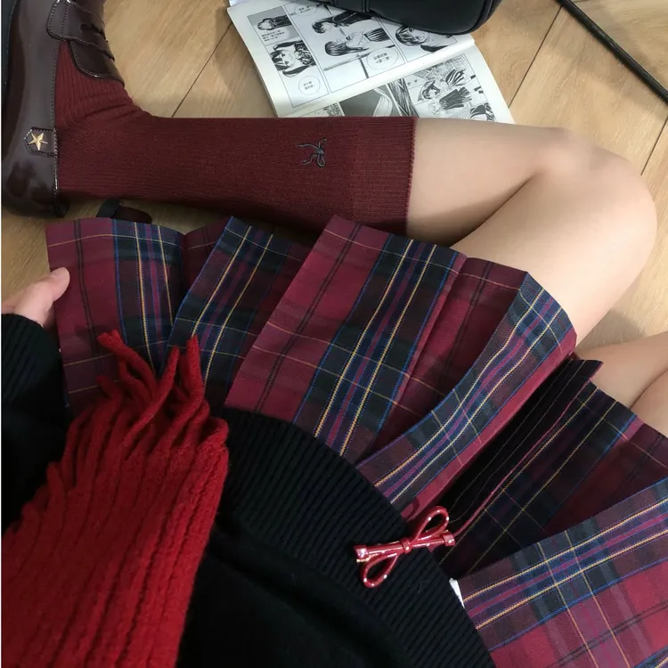 【裕安】原创JK格裙学院风日系学生校供感短款长款高级显瘦显白jk