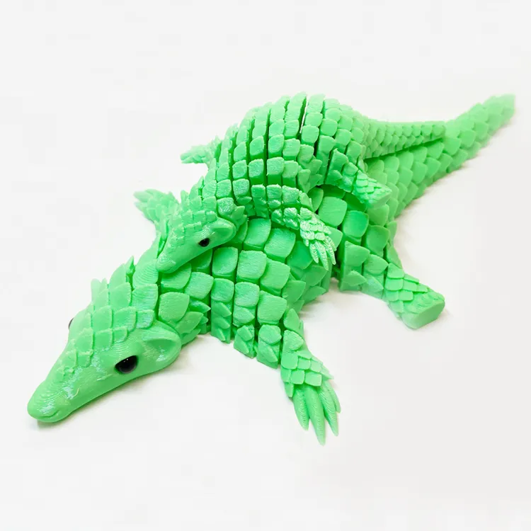 3D打印穿山甲玩具解压视频全身关节可动3D打印玩具儿童生日礼物