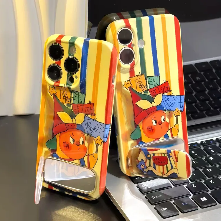 魔法打败魔法星星人支架适用苹果17/16手机壳华为vivo小米15oppo