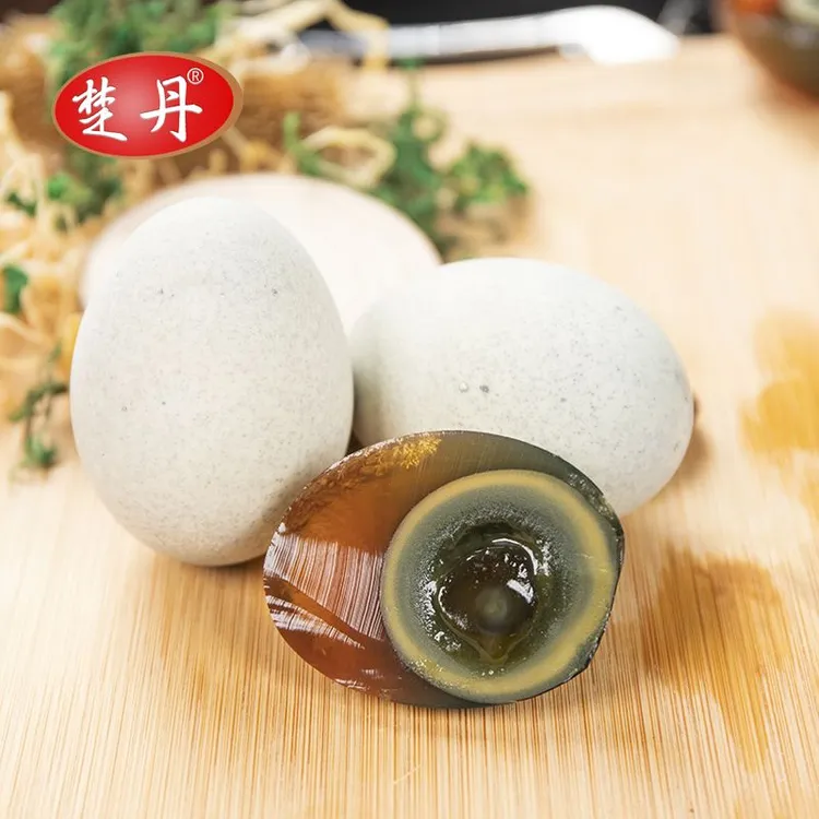 楚丹溏心松花蛋10/20枚皮蛋无铅工艺溏心恒温腌制凉拌即食