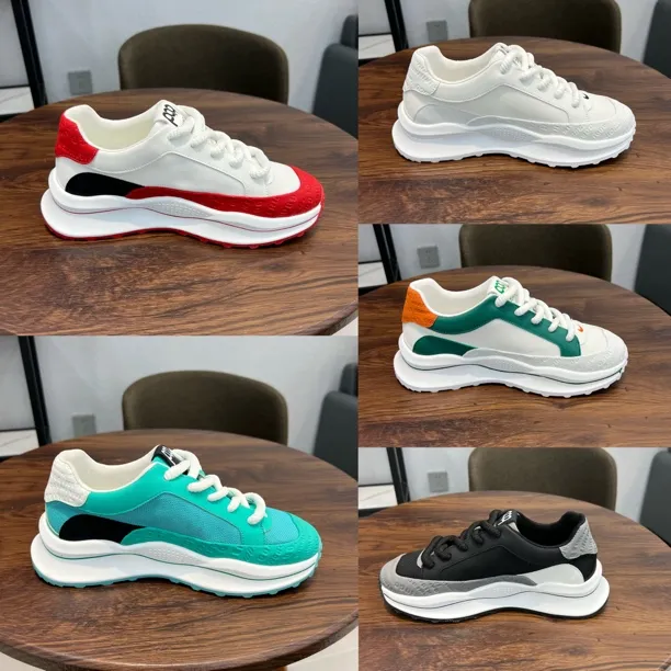 运动鞋新款增高胶粘厚底休闲百搭春秋时尚休闲鞋透气男鞋