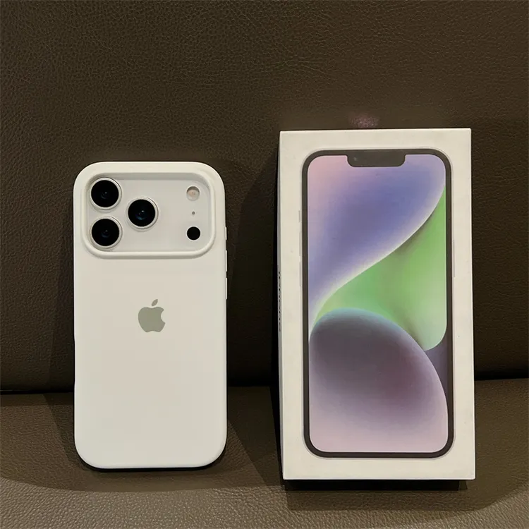 纯白色iPhone17promax手机壳适用16pro/13/15/14液态硅胶12软Air