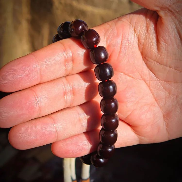 非金属木质手链 三羊老师专属 菩提根结缘好yun串