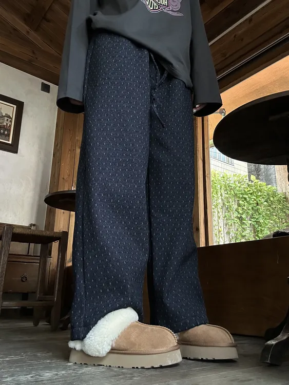 SEVENFUOO-【重工波点】休闲裤