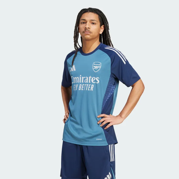 Adidas阿迪达斯男子阿森纳足球流光风运动休闲圆领短袖T恤JJ1788