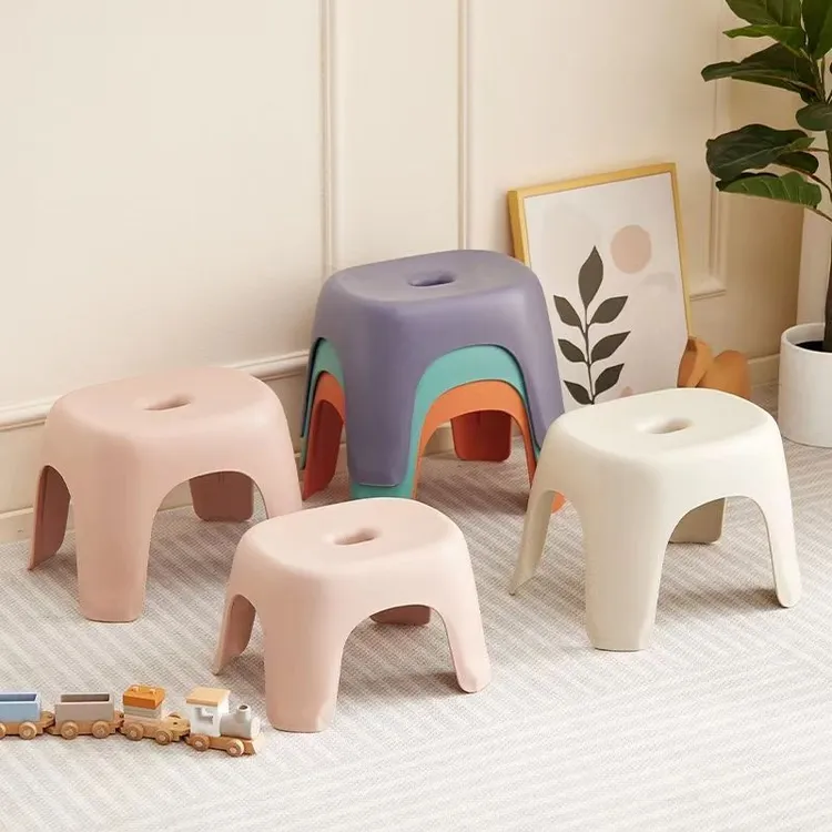 ins风简约家用小凳子加厚特厚结实耐用换鞋浴室儿童防滑矮凳