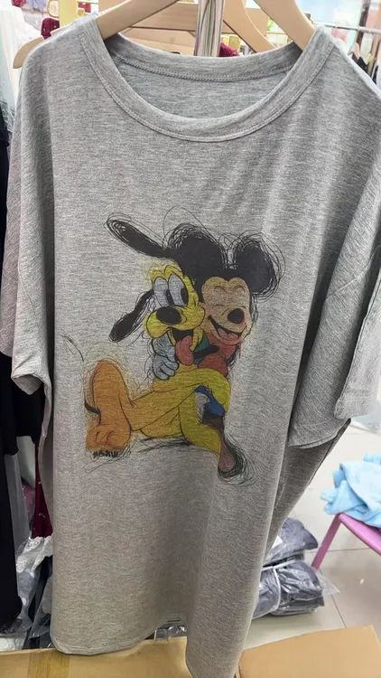 韩国卡通莫代尔睡裙