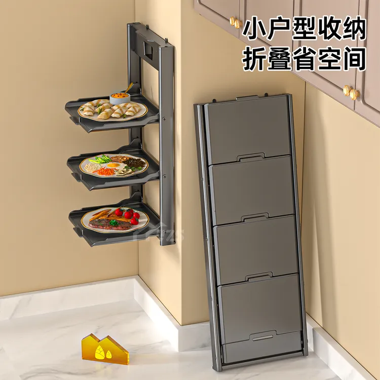 小户型厨房吸盘备菜置物架家用多功能菜架壁挂式配菜盘收纳神器