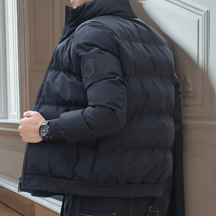 男士棉衣秋冬季新款青年立领棉服男装加厚保暖短款外套上衣服棉袄