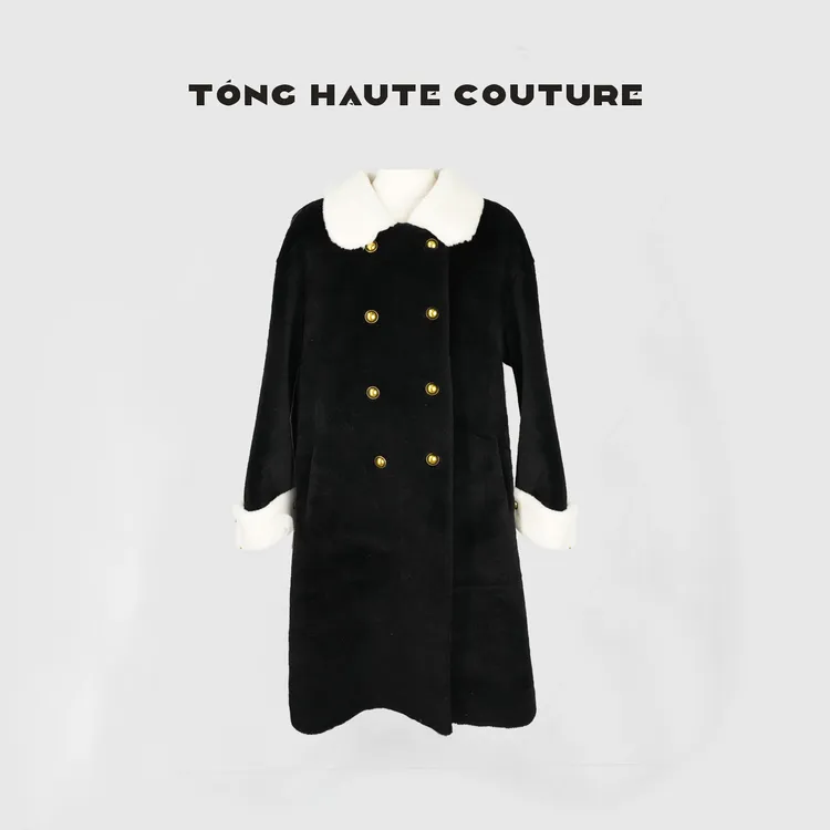 【浅梦】冬季新款100绵羊毛轻奢风时尚百搭大衣 YW664