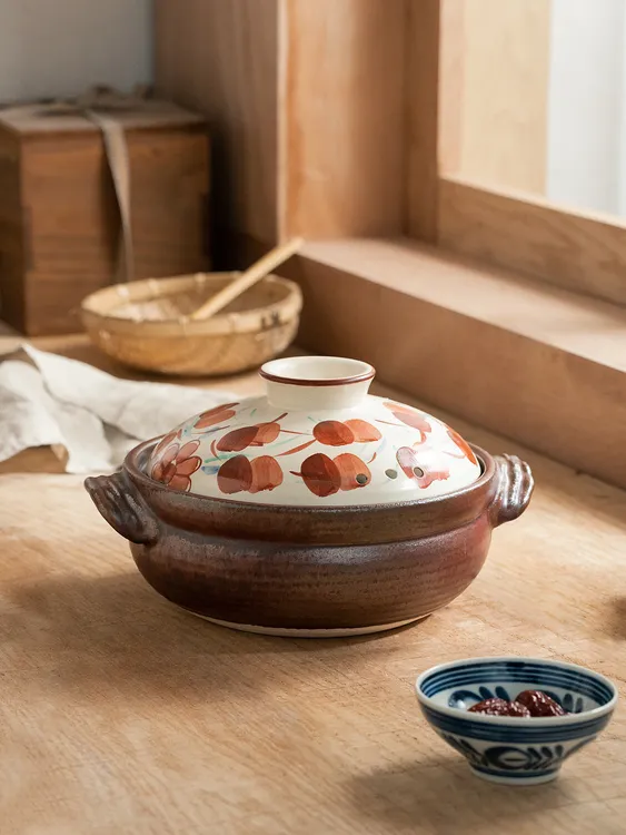 万土烧家用汤锅天然陶土炖肉炖菜煮粥锅全能锅 耐高温不开裂砂锅