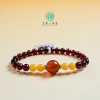 【春日珠宝】菲菲珠宝好琥珀单圈手串约6mm+