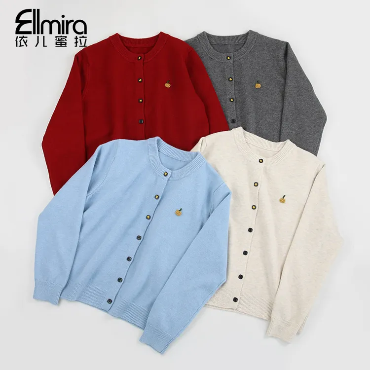 9792女童毛衣打底外穿基础百搭长袖内搭外穿圆领儿童上衣洋气简约