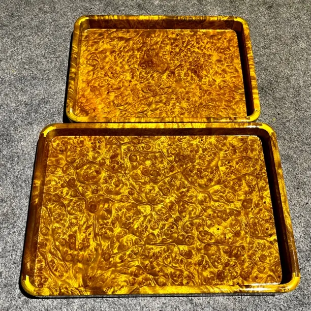 黄金樟满榴疤茶盘实木独板榫卯结构托盘水果盘文承盘家居摆件