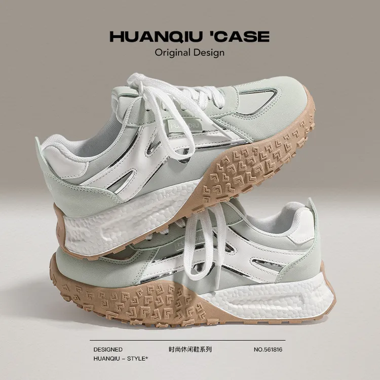 环球增高德训鞋女ins潮牌百搭2025新款秋季时尚运动休闲小众鞋子