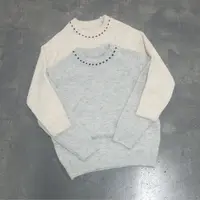 hd【针织系列】虚线圆领 / 软糯毛衣 好有设计感 浅色系洋气风