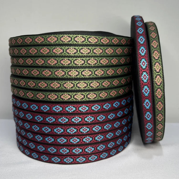 1.4cm宽少数民族风织带刺绣花边苗族服装辅料手工拼接编织工艺diy