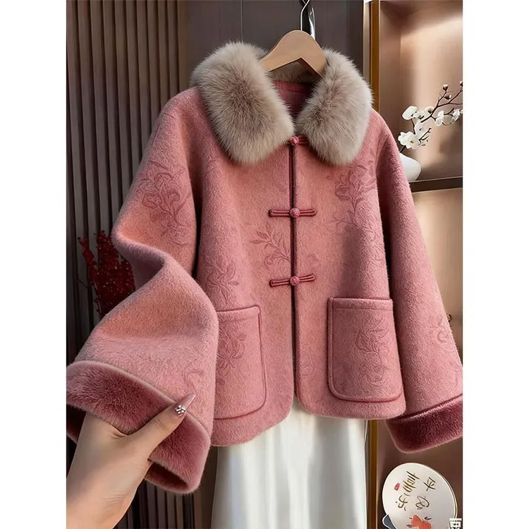 巨好看新中式国风外套2025年冬季新款今年流行爆款复古超火上衣女