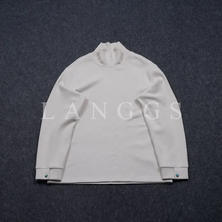 LANGGS&鸣谷 亲肤保暖高领德绒免毛打底-FW54108