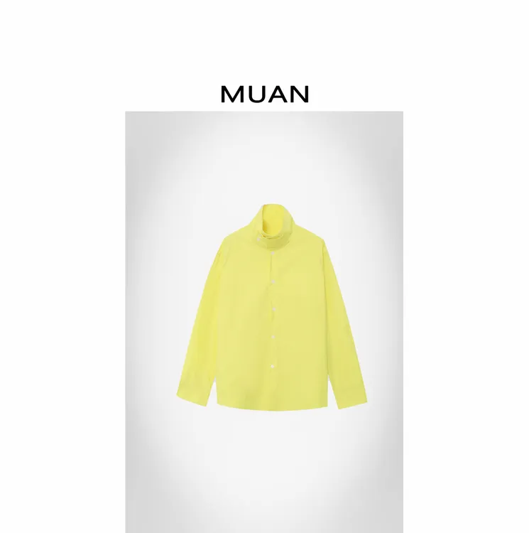 木岸MUAN:《麦恩莉衬衫》定制宽松简约百搭衬衫上衣外套女JD-8216