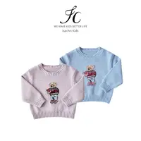 晶晶家【维尼熊】儿童套头毛衣女童秋冬羊毛衫宝宝打底针织衫 IS763