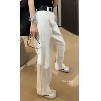 九儿【白牛】 氛围感加厚休闲百搭时尚弯刀牛仔裤-K6919