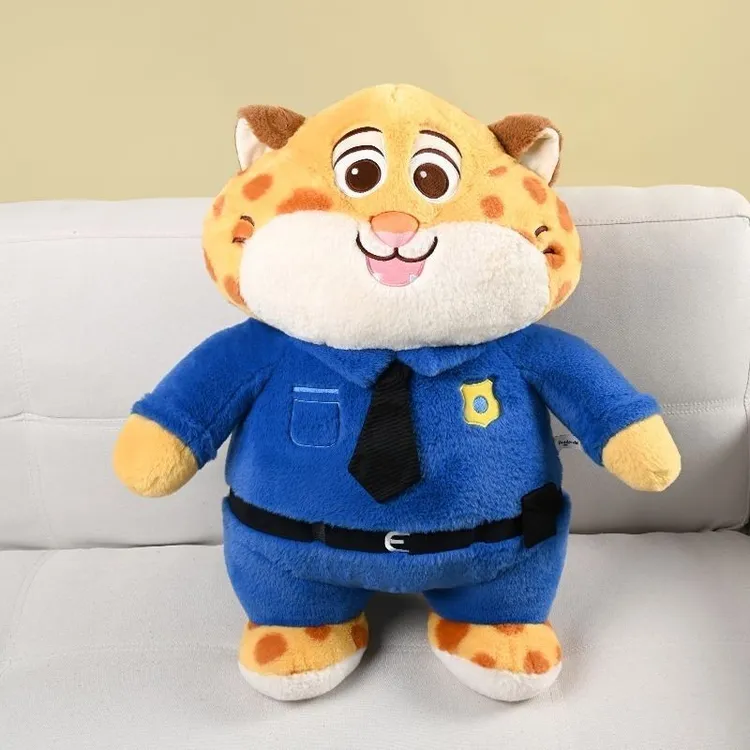 疯狂动物城豹警官朱迪尼克玩偶大号毛绒玩具公仔可爱陪伴生日礼物